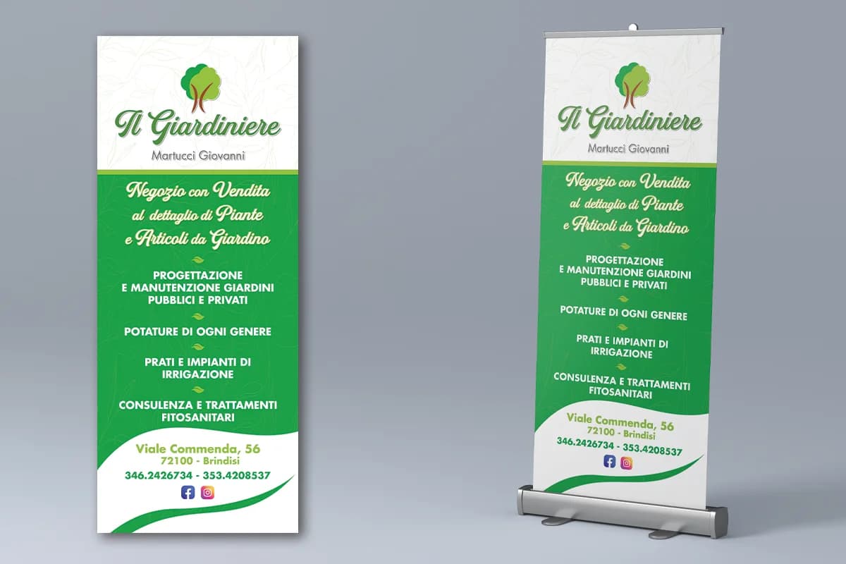 Il Giardiniere - Roll-up