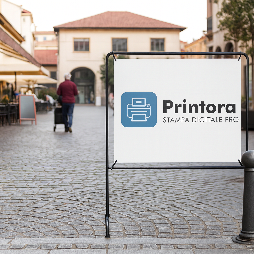 Banner PVC in esposizione