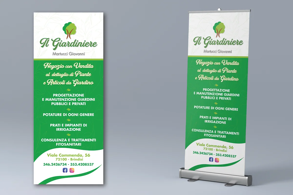 Il Giardiniere - Roll-up